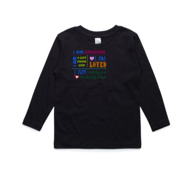 I AM words to describe a child Longsleeve Tee Thumbnail